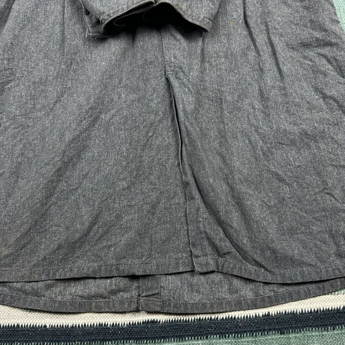 Vintage 40s Salt N Pepper Cotton Sears Shop Coat Workwear Vintage 40s Salt N Pepper Cotton Sears Shop Coat Workwear