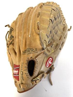 2 Baseball Gloves Rawlings 9380 Fastback Model Holdster + Mag