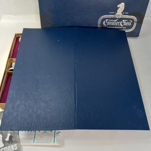 Scacchiera Vintage 1967 Edizione Torneo Cavalier n. 1498 Staunton USA completo - Foto 8 di 21