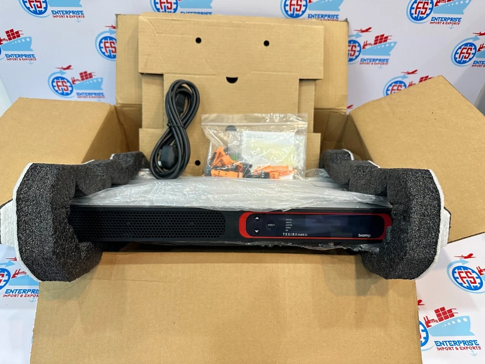 Biamp TesiraFORTE CI Fixed I/O DSP with 12 analog inputs, 8 analog outputs - Image 2 of 4