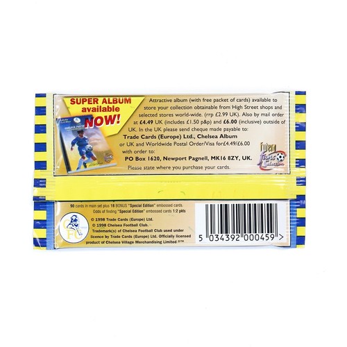 1998 Futera Fans Selection Chelsea Sealed Box (36 Packets) - Picture 9 of 9