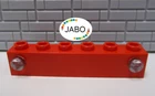 (B4/15) LEGO 4170 Light Brick 1x6 Red Train 7740 7745