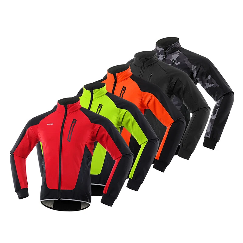 Cycling Jacket Fleece Warm Bicycle Clothing Windproof Waterproof Soft shell Coat