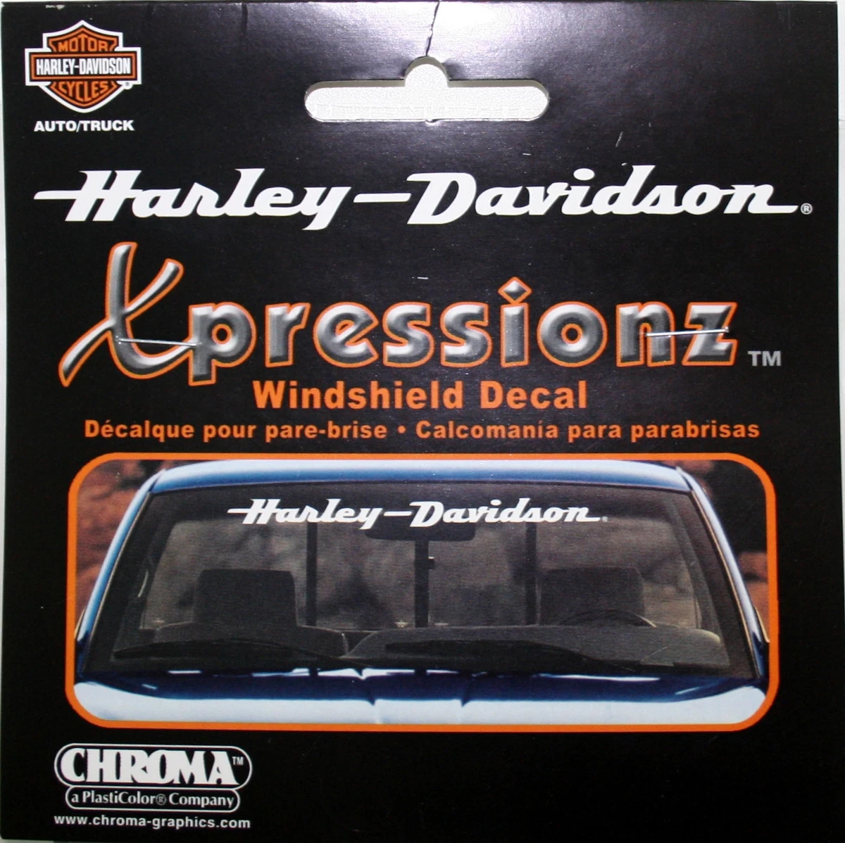 Harley davidson on sale window decals