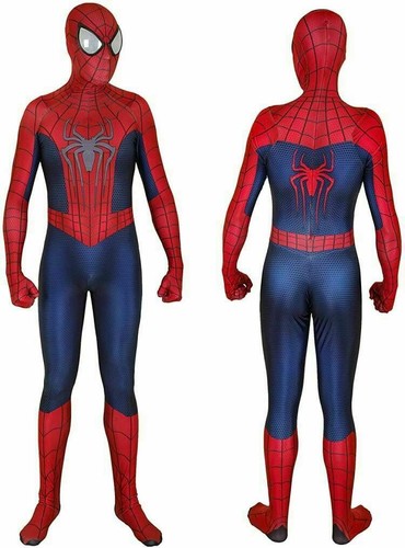 The Amazing Spiderman 2 Kostüme 3D-Druck Halloween Cosplay Anzug für Erwachsene & Kinder - Bild 2 von 10
