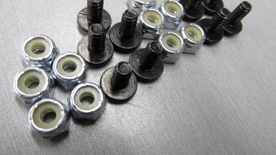 NOS JEEP CJ & YJ WRANGLER 硬件套件 适用于软门桨把手 (10 件) — 第 2/4 张图片