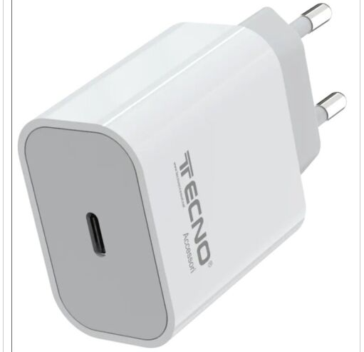CARICABATTERIA TECNO  USB TYPE-C 20W 5V/12V  TC-882