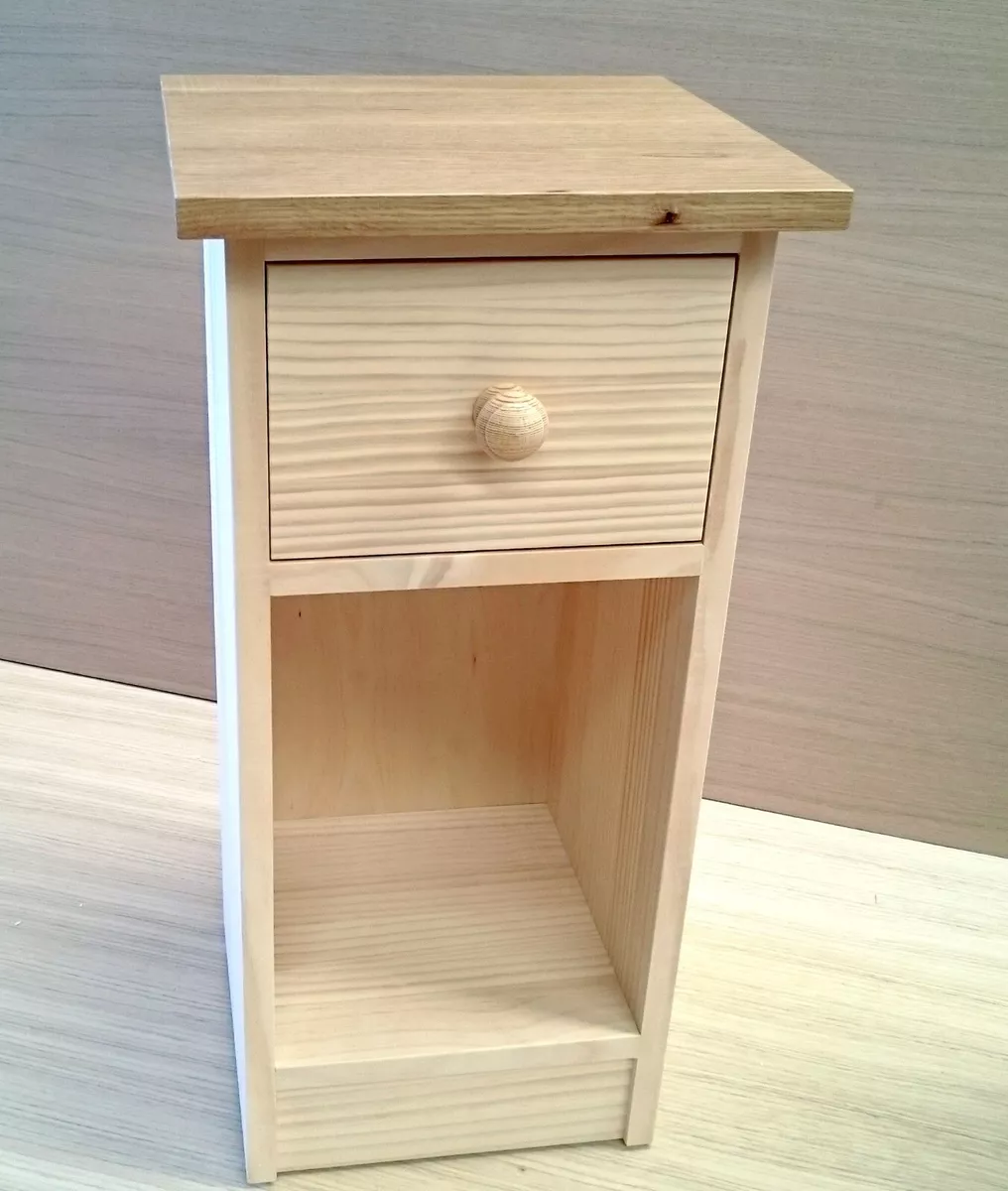 Unfinished online wood nightstand