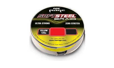 Fox Rage Soft Steel Braid Yellow 125m Geflochtene Schnur Schnur Angelschnur 