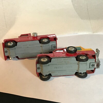 Corgi Toys Vintage Two (2) Land Rover 109