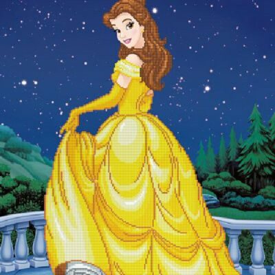 DISNEY Diamond Dotz Diamond Embroidery Art Kit "Belle Sparkle" #DD13