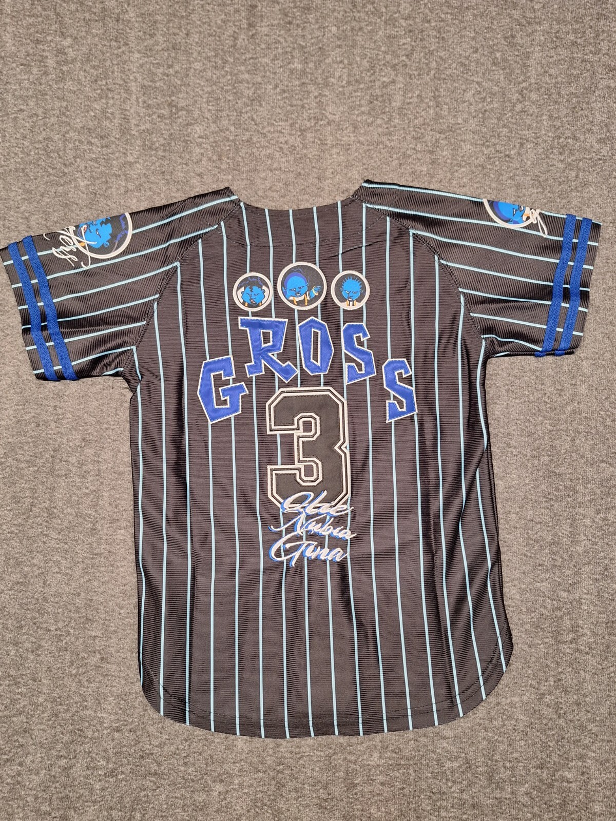 The Gross Sisters Pinstripe Baseball Jersey Size Youth Small NWT