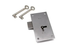 Flush Mount Furniture Lock Drawer Lock Cabinet Drawer Door Lock Wardrobe Lock 4"