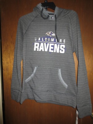 Women NFL Team Apparel Gray Baltimore Ravens Light Weight