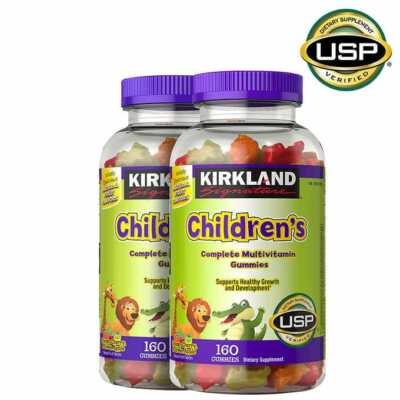 Kirkland Signature Children's Complete Multivitamin, 320 Gummies * FAST SHIP *