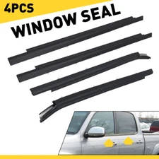 For 2000-06 Toyota Tundra Car 4pcs Weather Strip Window Moulding Trim Seal Belt