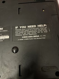 Sega Genesis Model 1 Console Only NON TMSS High Definition Graphics TESTED #8