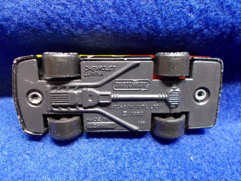 Matchbox MB54 Black Chevrolet Lumina Nascar, "Champion" & #4 on Sides & Top:Mint - Image 3 of 3