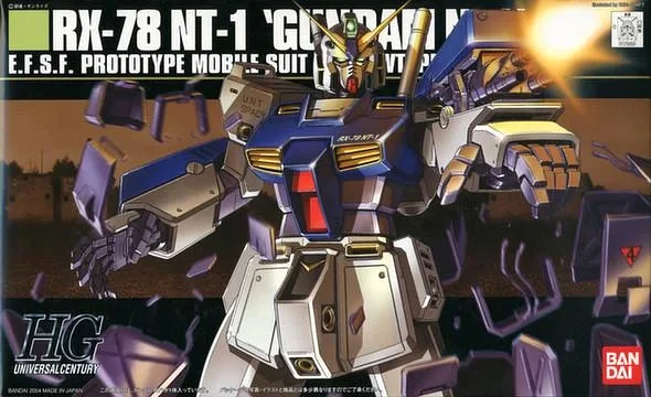 BANDAI HGUC 1/144 RX-78 NT-1 GUNDAM - NEW