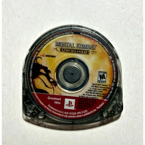 New ListingMortal Kombat Unchained  (PSP PlayStation Portable) Disc Only Works🔥Nice!