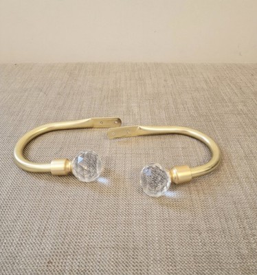 Next Gold 2er Set Isabel Gardinenhalter/Home Office Ausgefallener Gardinenhalter Neu