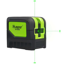 Huepar 9300G 3 Point Laser Self Leveling Green Beam Laser Level with Plumb Spots