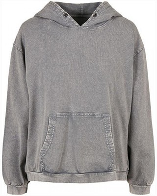 Ladies´ Acid Washed Oversize Hoody XS bis 5XL | Build Your Brand | BY194