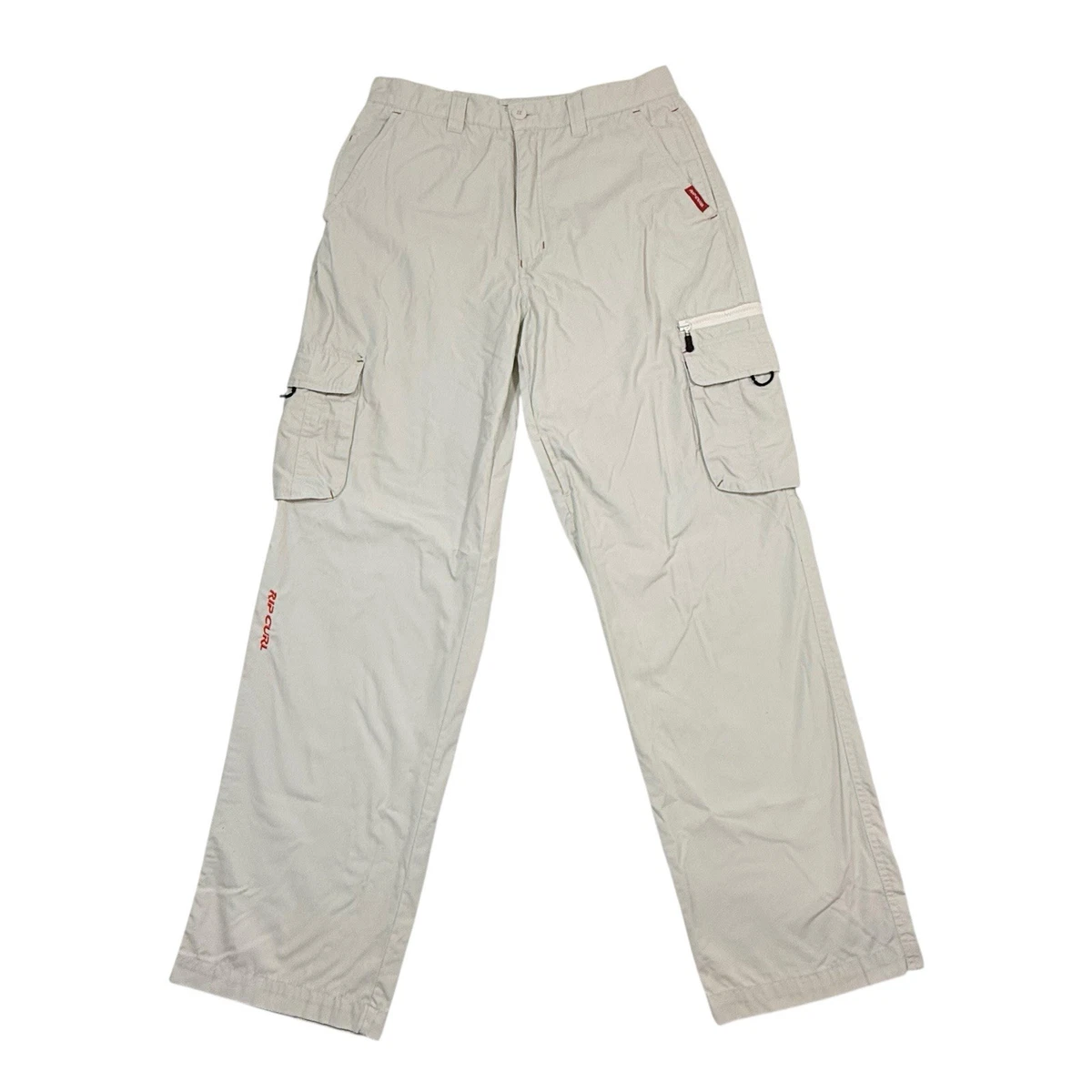 Pantalon Cargo Ripcurl Beige Vintage Baggy Femme - Taille M (tour 37) - Occasion Très Bon état