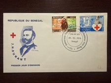 SENEGAL FDC BRIEF 1978 JAHR ROTES KREUZ DUNANT KRANKENHAUS GESUNDHEIT MEDIZIN BRIEFMARKEN