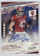 2022 Panini Chronicles Draft Picks Micah McFadden #PX-MIC Auto s1i