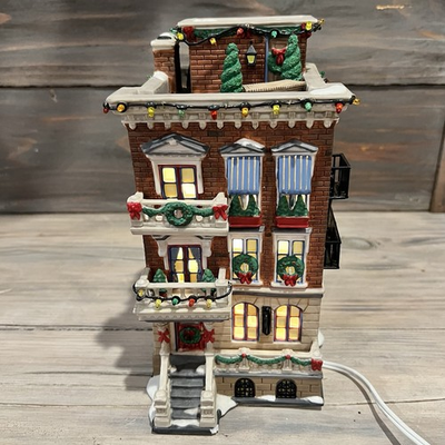 #ad #ad Department 56 Christmas in the City Parkside Holiday Brownstone $174.95