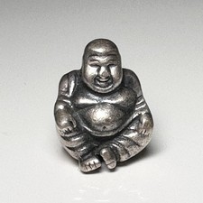 Pandora Smiling Happy Buddha Meditation Zen Silver Charm 790478