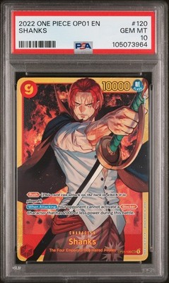 PSA10 ワンピース シャンクス OP01-120 PSA Shanks 2022 ONE PIECE OP01-ROMANCE DAWN #120 SHANKS PSA 10 | eBay