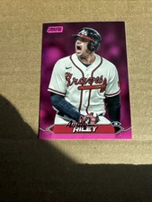 2024 Topps Stadium Club-Austin Riley #18-Pink Parallel
