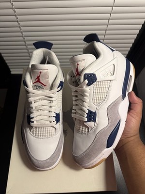 Nike SB x Air Jordan 4 Retro SP Navy Size 9.5 Clean Condition | eBay
