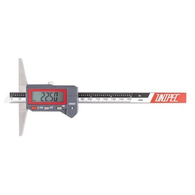 Absolute Digital Depth Caliper 0-150mm / 0-6'', ±0.02mm Accuracy, 0.01mm/0.000...