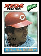 1977 TOPPS #70 JOHNNY BENCH ALL-STAR REDS