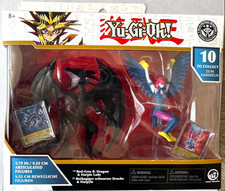 Yu Gi Oh Spielfiguren 2er Pack Rotäugiger Schwarzer Drache & Harpyie, NEU OVP