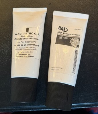 Caterpillar CAT: Tube Of W-101 PETRO GEL Retention Compound/Lubricant And Grease