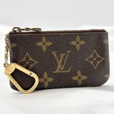 Louis Vuitton Monogram Pochette Cl s Key Pouch Brown M62650
