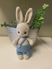 Stofftier Hase Gehäkelt