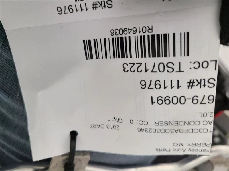  2013 14 15 2016 DODGE DART AC Condenser 55111484AD 13-16      Foto 4 de 4