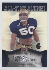 2013 Upper Deck University of Notre Dame All-Time Alumni Chris Zorich 0c6