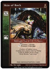 Skin of Rock White Wolf Demo (legal to play) V:TES Vampire CCG