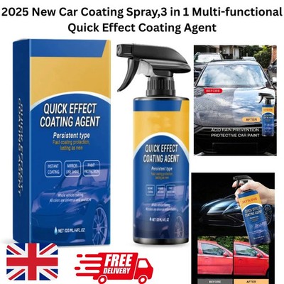 2025 Neu Auto Lack Spray, 3 in 1 Multifunktionales Schnell Effekt Beschichtungsmittel