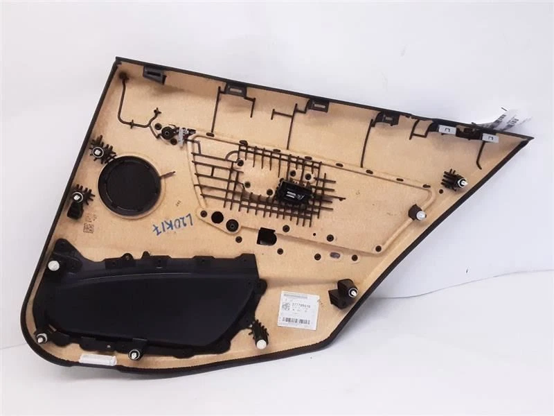 Panel de puerta trasera 12-18 BMW 328d LH negro con costuras rojas OEM F30 51427372861 Foto 3 de 4