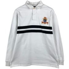 Vintage Ralph Lauren POLO by Ralph Lauren long-sleeved rugby shirt size L m...