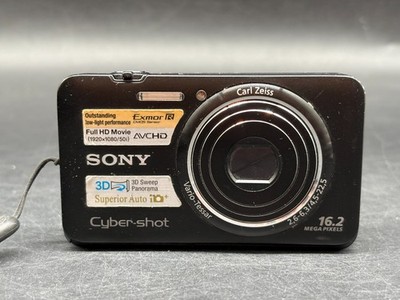 Sony Cybershot DSC-WX9 Digitalkamera Schwarz 5xZoom 16,2 MP 2,6-6,3/4,5-22,5