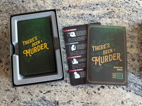 "There's Been A Murder" Pressman Card Game - Picture 2 of 3