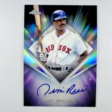 2026 Topps Chrome Baseball Jim Rice Auto 75th Diamond Auto Card